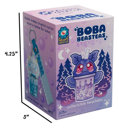 Boba Beasteas Schlüsselanhänger 8 cm Blind Box Display (8)