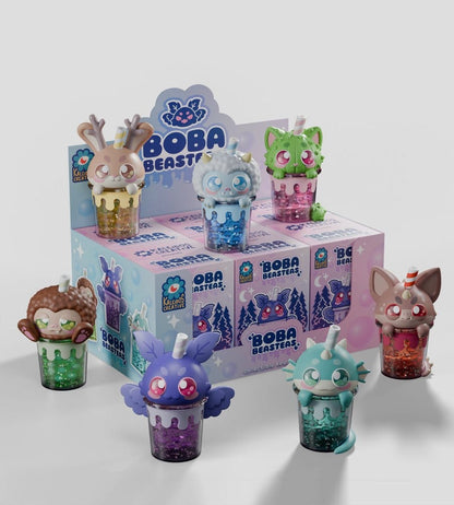 Boba Beasteas Schlüsselanhänger 8 cm Blind Box Display (8)