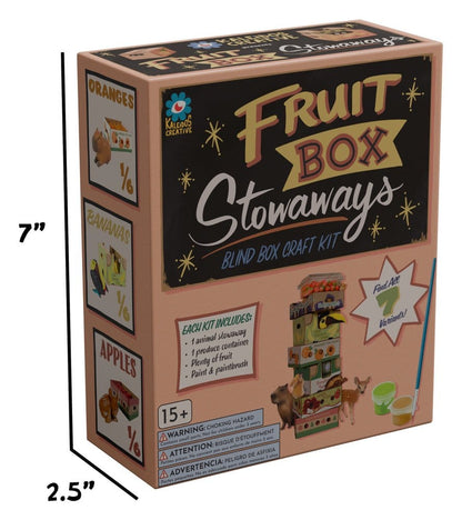 Fruit Box Stowaways DIY Bastelset Blind Box Display (6)