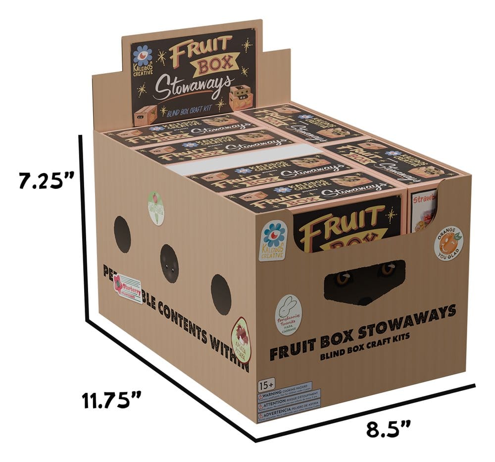 Fruit Box Stowaways DIY Bastelset Blind Box Display (6)