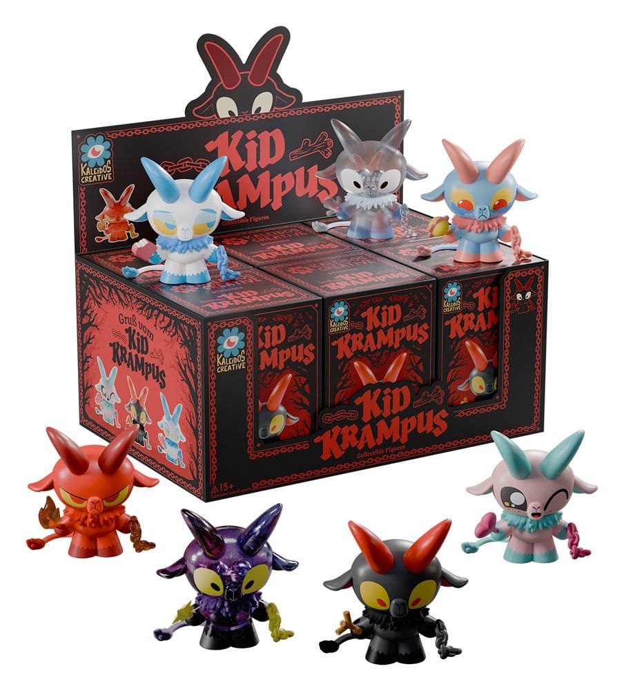 Kid Krampus Minifiguren S1 8 cm Blind Box Display (6)