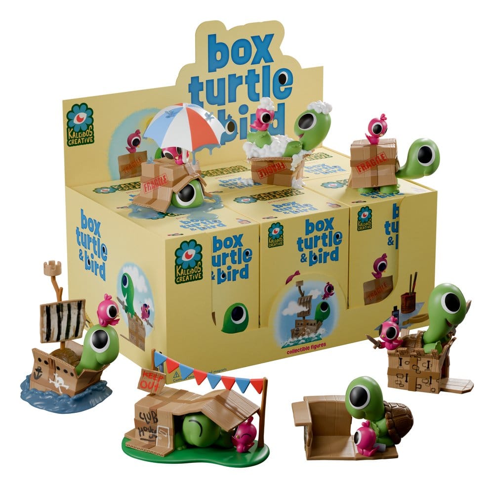 Box Turtle and Bird Minifiguren S1 9 cm Blind Box Display (6)