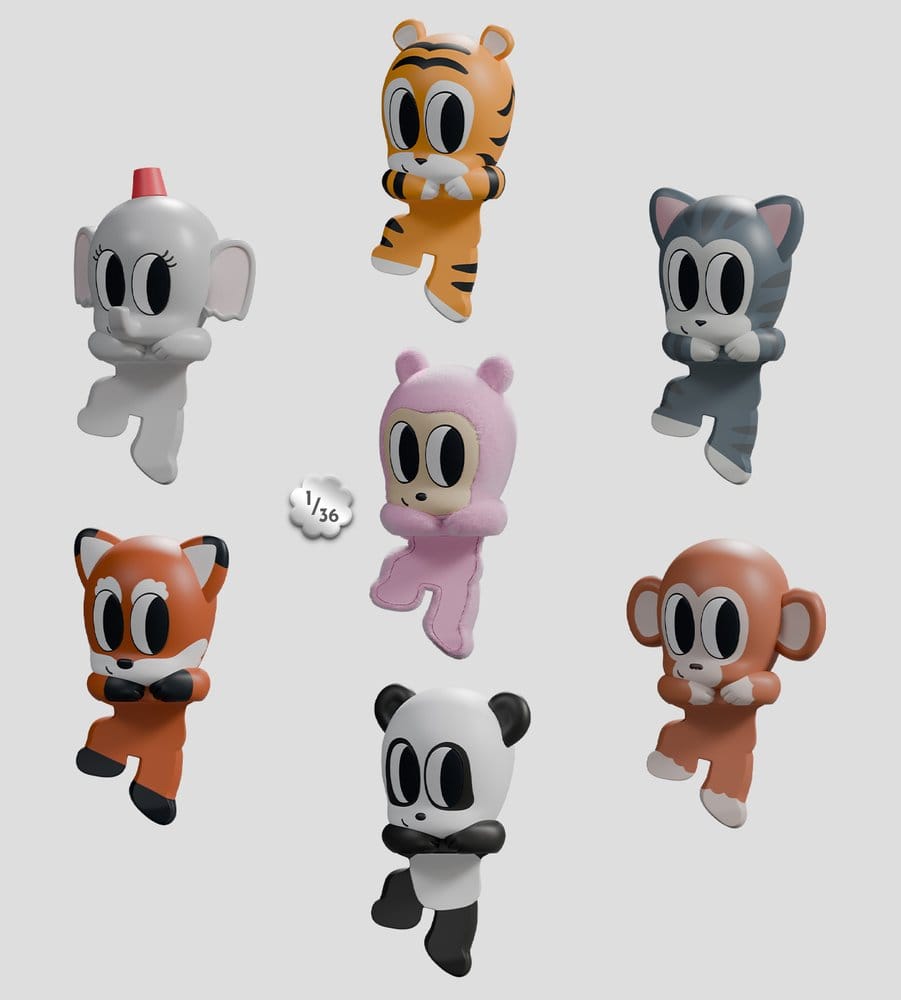 Tiny Shiny Hiney Peakers Minifiguren S1 6 cm Blind Box Display (6)