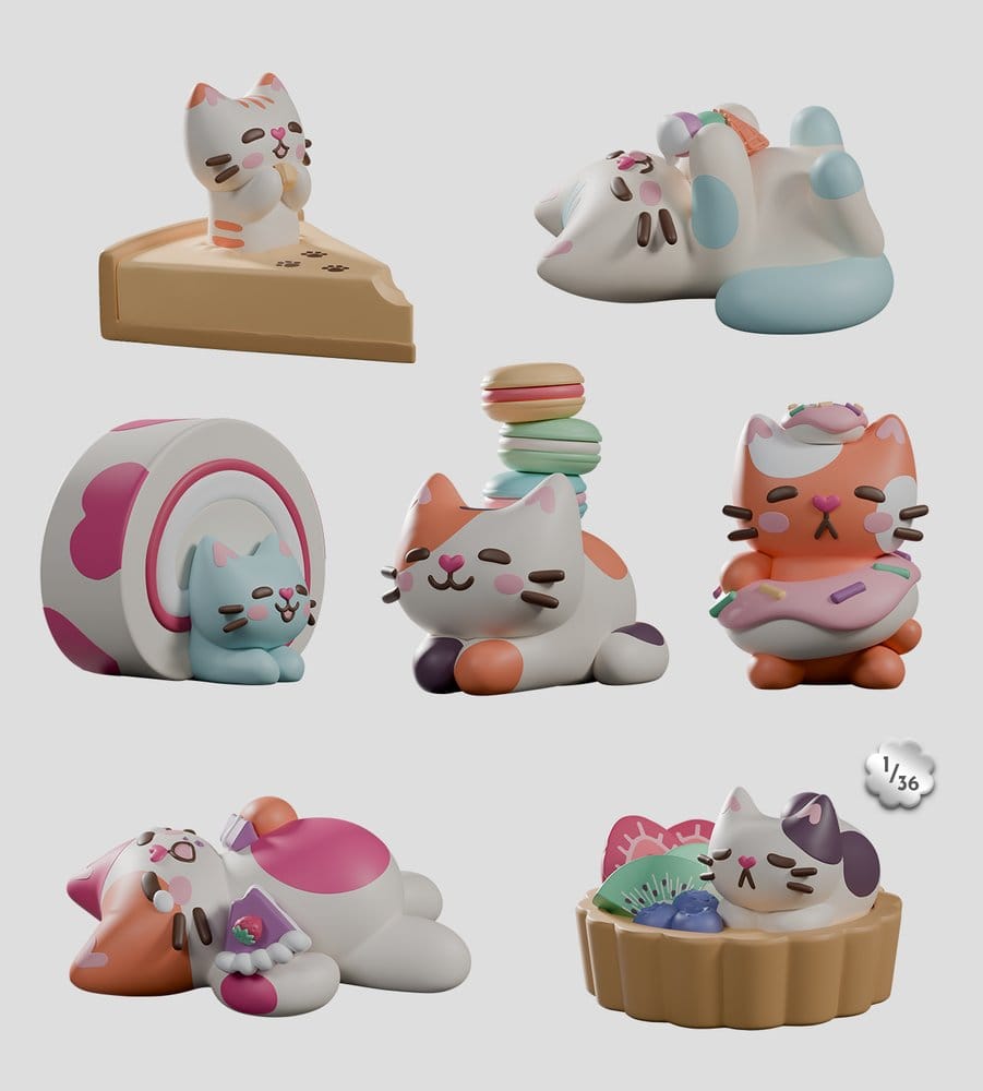 Bake Me a Cat Minifiguren S1 7 cm Blind Box Display (6)