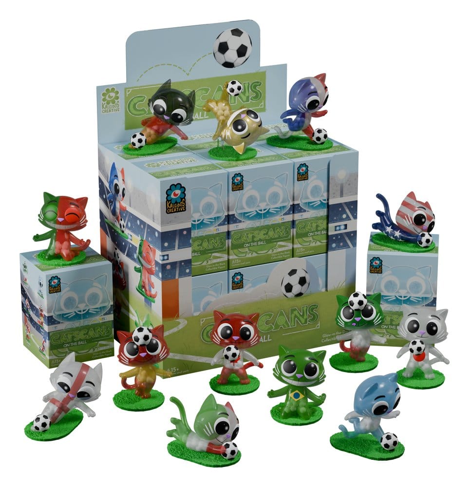 Cat Scans Minifiguren S3 - On the Ball 6 cm Blind Box Display (12)