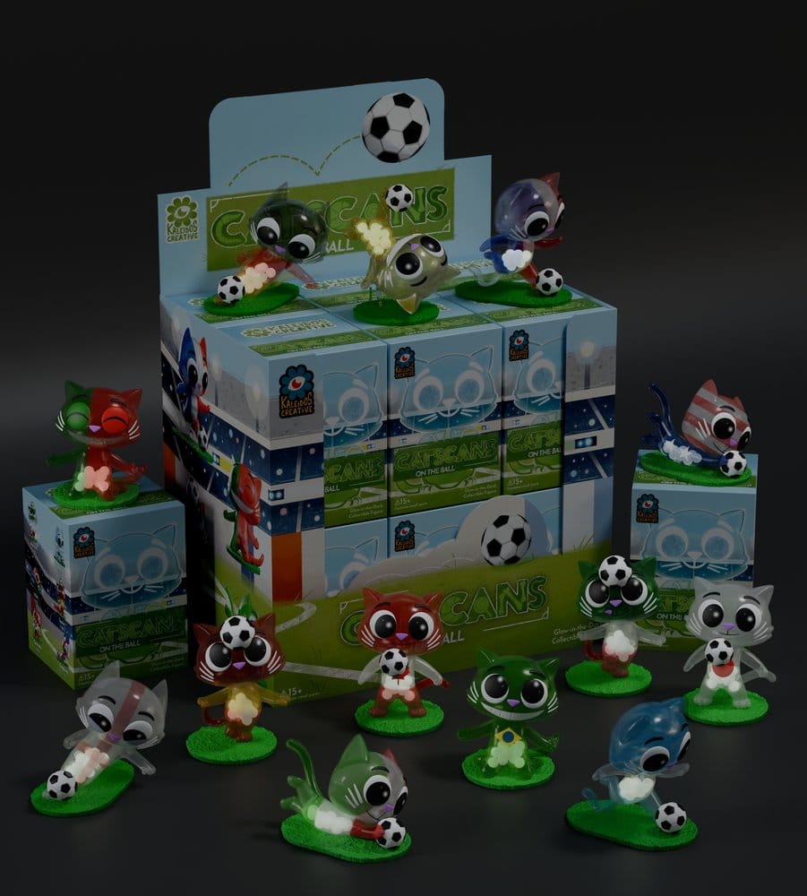 Cat Scans Minifiguren S3 - On the Ball 6 cm Blind Box Display (12)