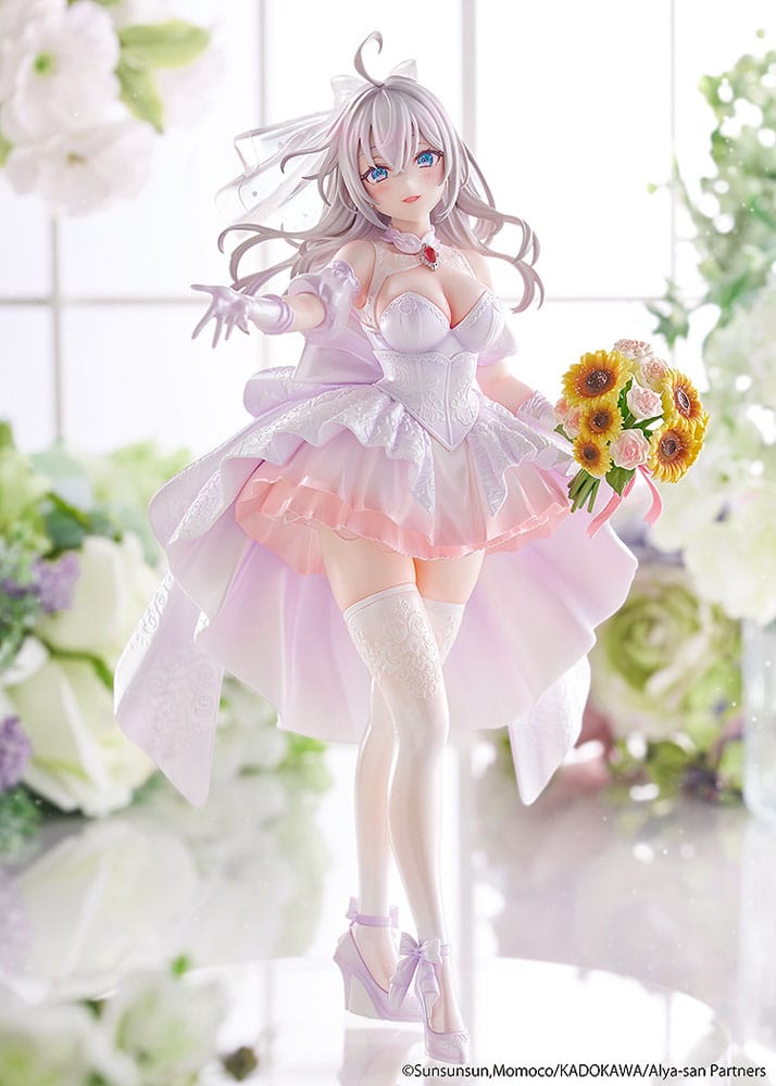 Alya Sometimes Hides Her Feelings in Russian Statue 1/7 Alisa Mikhailovna Kujou Wedding Dress Ver. 24 cm