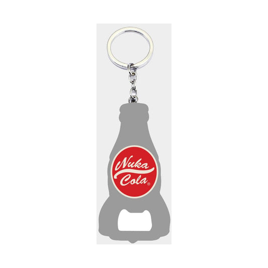 Fallout Schlüsselanhänger mit Flaschenöffner Nuka Cola Logo
