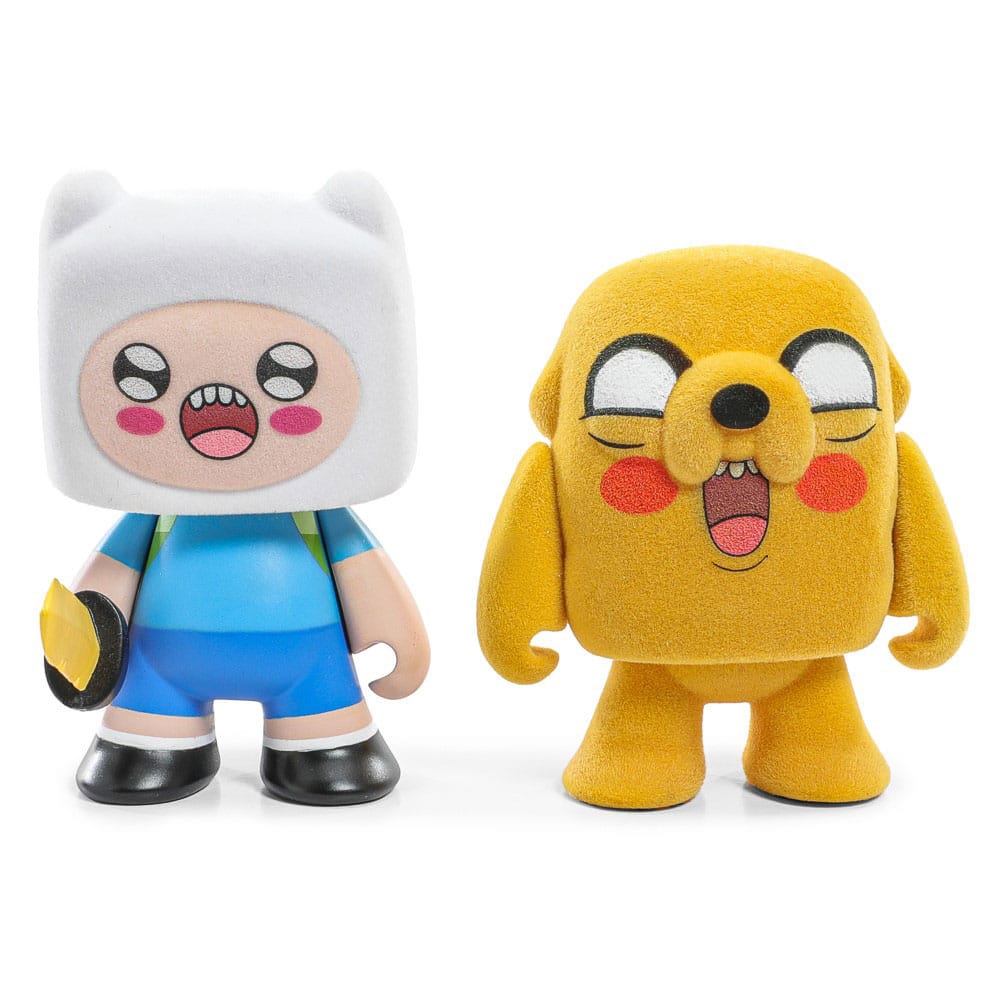 Adventure Time Minifiguren 2er-Pack Finn & Jake Flocked 7 cm