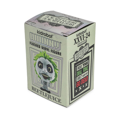 Beetlejuice Beetlejuice Bhunny Flocked Vinyl Figur Beetlejuice Striped Suit 10 cm