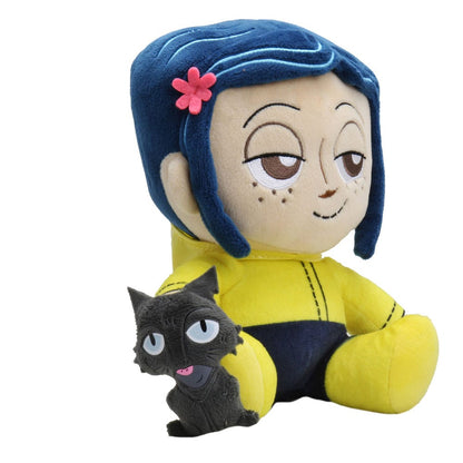 Coraline Phunny Plüschfigur Coraline and the Cat 20 cm