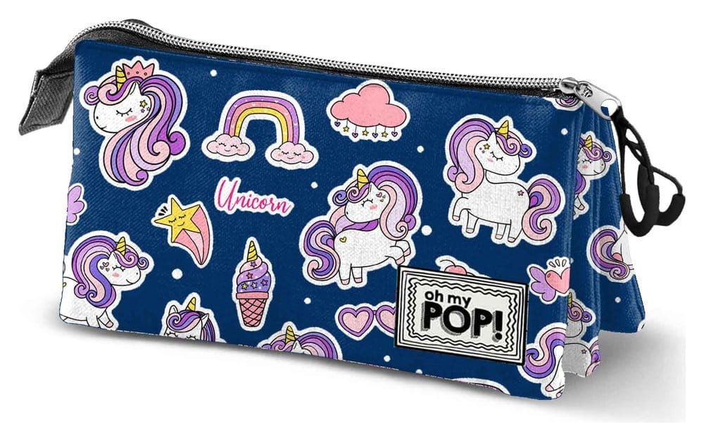 Oh My Pop! Triple Federmäppchen Magical Multicolour