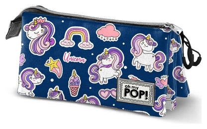Oh My Pop! Triple Federmäppchen Magical Multicolour