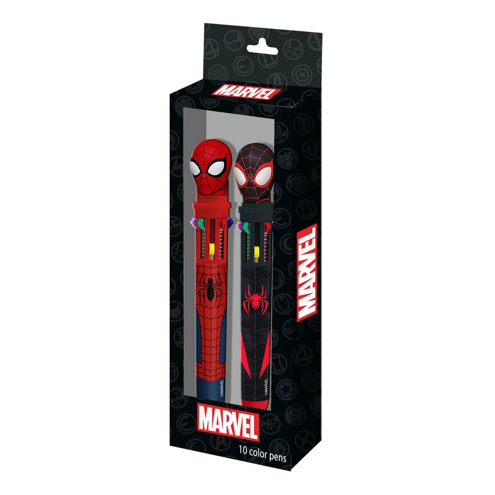 Spider-Man Zehnfarbkugelschreiber 2-er Pack