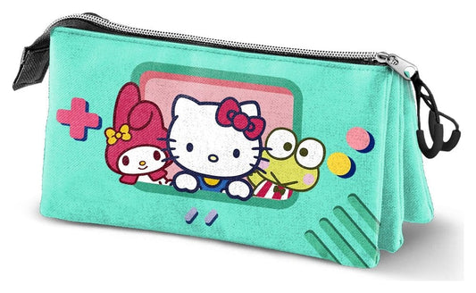 Sanrio 3-fach Federmäppchen Hello Kitty Videogame