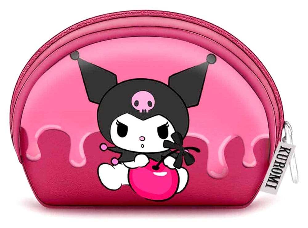 Sanrio Casual Oval Geldbörse Kuromi Cherry