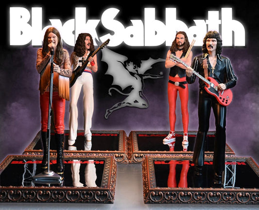 Black Sabbath Rock Iconz Statuen 4er-Pack Sabotage Era 23 cm