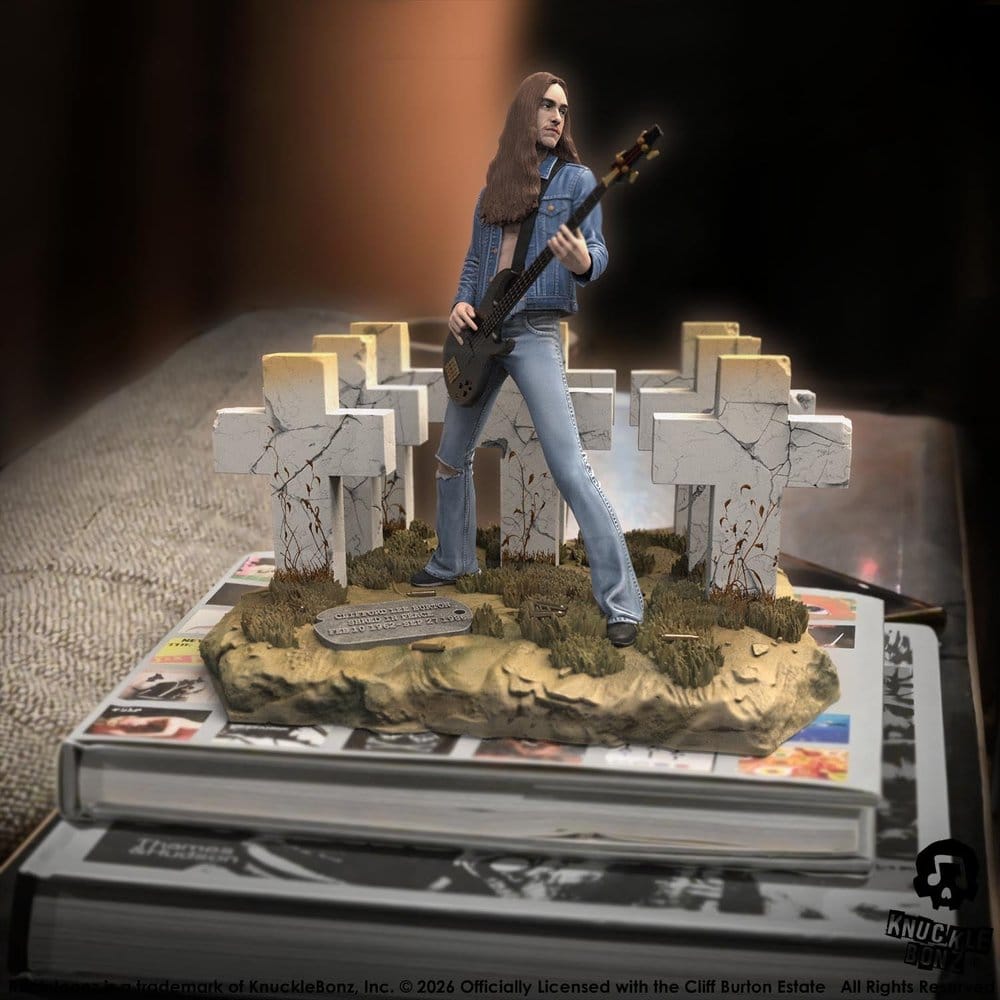 Metallica Rock Iconz Figur Cliff Burton III 21 cm