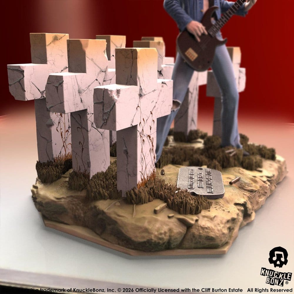 Metallica Rock Iconz Figur Cliff Burton III 21 cm