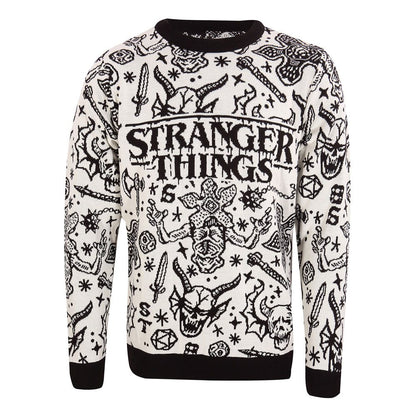 Stranger Things Sweatshirt Christmas Jumper Collage Größe S