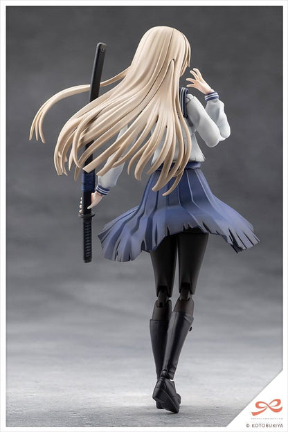 Sousai Shojo Teien Plastic Model Kit 1/10 Kuon Yakushiji Maria Kagaribi Damage Ver. School Girl Emulation 16 cm