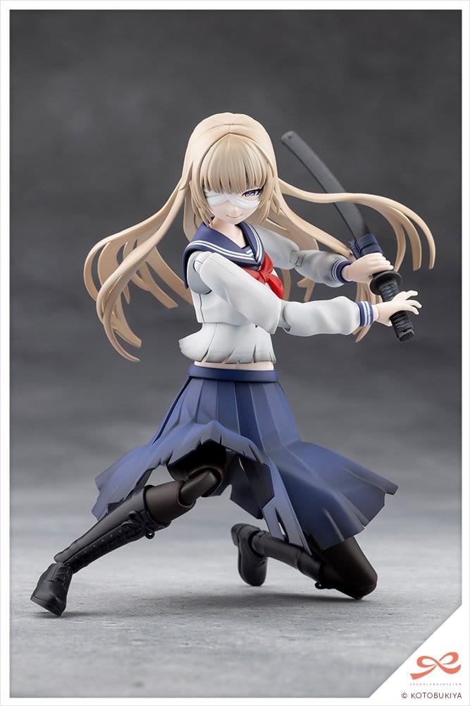 Sousai Shojo Teien Plastic Model Kit 1/10 Kuon Yakushiji Maria Kagaribi Damage Ver. School Girl Emulation 16 cm