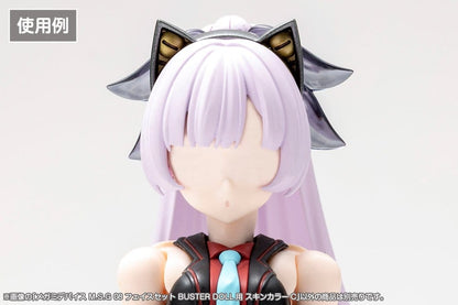 Megami Device M.S.G 08 Zubehör Set 1/1 Face Set Buster Doll Skin Color C