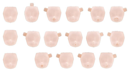 Megami Device M.S.G. Zubehör-Set für Plastic Model Kits 10 Face Set Puni Mofu 01 Skin Color B
