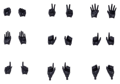 Megami Device M.S.G. Zubehör-Set für Plastic Model Kits 1/1 09 Hand Set Skin Color Black