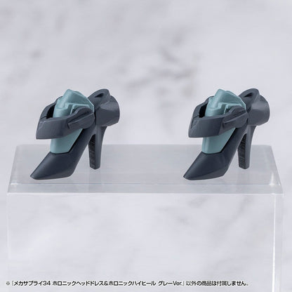 Kotobukiya M.S.G. Model Kit Zubehör-Set Mecha Supply 34 Holonic Headdress & Holonic High Heels Grey Ver.