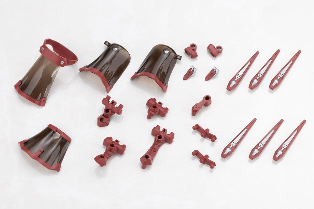 Kotobukiya M.S.G. Zubehör-Set für Plastic Model Kits Mission Cloak Deep Red Ver. 4 cm