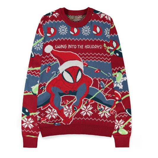 Spider-Man Pullover Swing into the Holidays (Christmas Jumper) Größe S