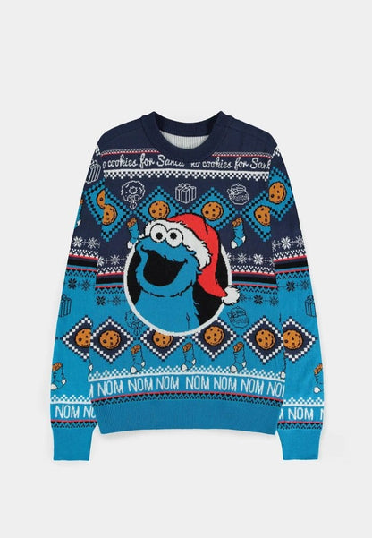 Sesame Street Christmas Pullover Cookie Monster Größe XXL