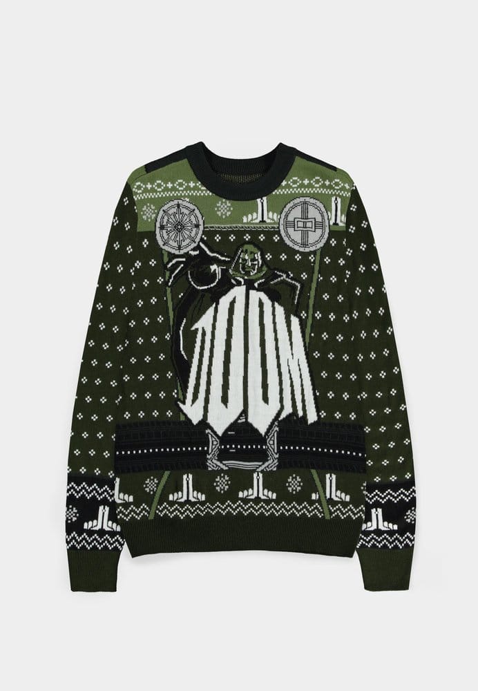 Marvel Christmas Pullover Avengers: Doomsday - Dr. Doom Größe XL