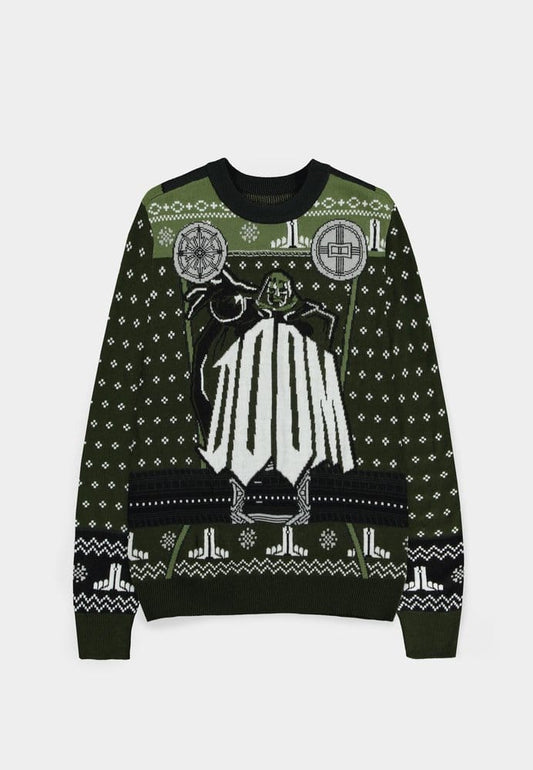 Marvel Christmas Pullover Avengers: Doomsday - Dr. Doom Größe XL