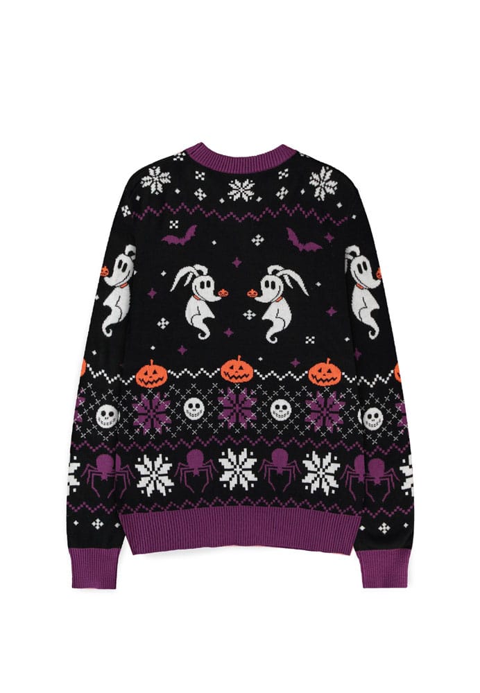 Nightmare Before Christmas Pullover Glow in the Dark (Christmas Jumper) Größe L