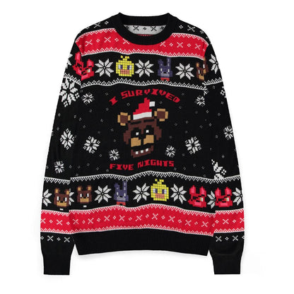 Five Nights at Freddy's Pullover Survived Five Nights (Christmas Jumper)