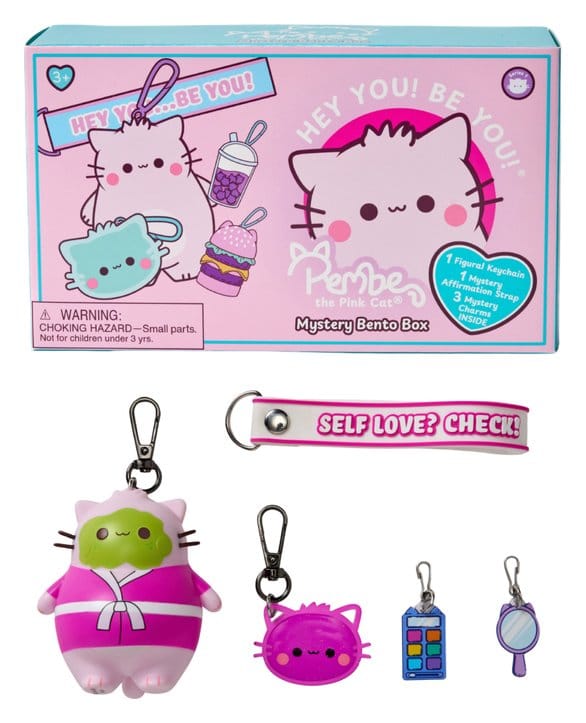 Pembe Schlüsselanhänger Blind Box Display Bento Box 8 cm (8)