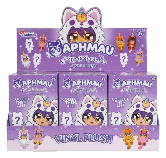 Aphmau Vinyl-Plüsch Taschenanhänger Blind Box Display (6)