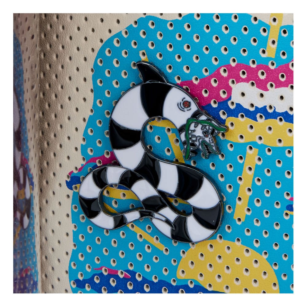 Beetlejuice by Loungefly Rucksack Mini Handbook for the recently Deceased Pin Trader