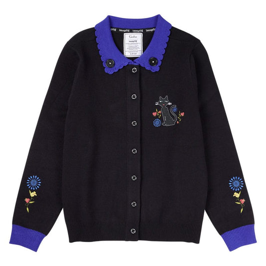 Coraline by Loungefly Cardigan Unisex Collared Cat Dragonfly  Größe XXL