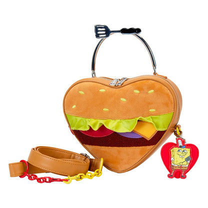 Nickelodeon by Loungefly Umhängetasche Spongebob Krabby Patty Plush