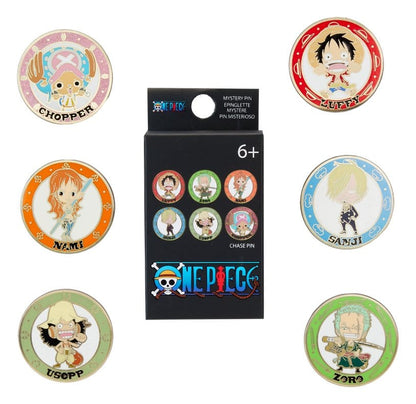One Piece by Loungefly Ansteck-Pins Chibi Blind Box Sortiment (12)