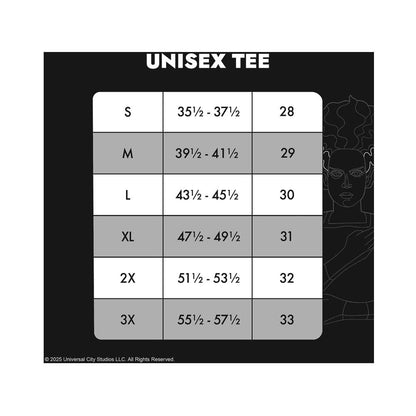 Universal Monsters by Loungefly Tee T-Shirt Unisex Bride of Frankenstein Größe S