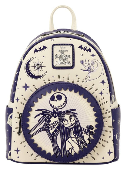 Nightmare before Christmas by Loungefly Mini Rucksack Jack Skellington & Sally Night Sky