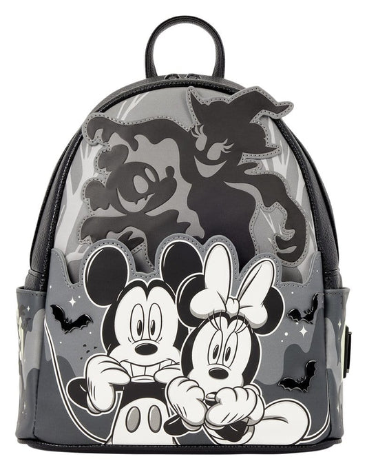 Mickey & Minnie by Loungefly Mini Rucksack Ghost Light Up Glow
