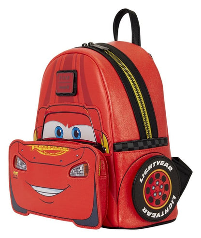 Cars by Loungefly Mini Rucksack 20th Anniversary Lightning McQueen Metallic LightUp