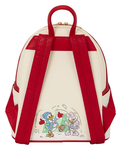 Mickey & Friends by Loungefly Mini Rucksack mit Haarband Halterung Ice Skating