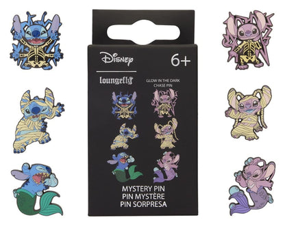 Lilo & Stitch by Loungefly Ansteck-Pins Stitch & Angel Halloween Costumes Blind Display (12)