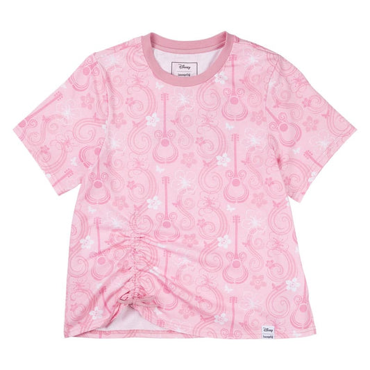 Disney by Loungefly Tee T-Shirt Unisex Hannah Montana Shirred Hem Größe M